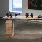 Jan Fabre, Shitting Doves of Peace and Flayng Rats, 2008.