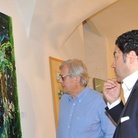 In mostra con Schifano