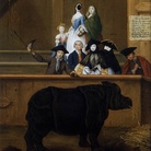 Pietro Longhi, Il Rinoceronte, 1751, Venezia, Ca' Rezzonico - Mueo del Settecento veneziano