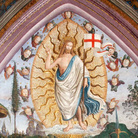 Pinturicchio, Resurrezione di Cristo con Papa Alessandro VI inginocchiato, 1492-1494, Musei Vaticani, Appartamnto Borgia