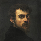 Tintoretto (Venezia, settembre o ottobre 1518 / 29 aprile 1519 - 31 maggio 1594), Autoritratto, 1546 - 1547 circa, Olio su tela, 38 x 45 cm, Philadelphia Museum of Art, Dono di Marion R. Ascoli e del Marion R. Max Ascoli Fund, In onore di Lessing Rosenwald | Tintoretto 500