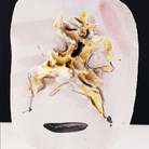 L. Fontana, Arlecchino, 1953-1956; ceramica policroma, cm 26x5x 20