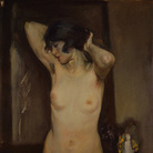 Lino Selvatico, Nudo, 1922 circa, Olio su tela, 125 x 75 cm, Collezione privata | 
