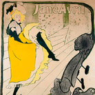 Henri de Toulouse-Lautrec, Jane Avril (Before Letters), 1893, Color Lithography,  91.5x124 cm.