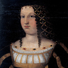 Bartolomeo Veneto (1502 - 1555), Ritratto di Lucrezia Borgia, Copia da Bartolomeo Veneto, Circa 1510, Olio su tela montata su pannello, 58 x 42 cm, Musée des Beaux-Arts de Nîmes