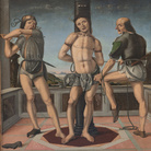Pietro di Galeotto, Flagellazione di Cristo, Tempera su tela, Perugia, Oratorio di San Francesco