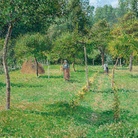 Camille Pissarro, La Verger à Eragny, 1896, olio su tela 54,6 x 65,4 cm. Carmen Thyssen-Bornemisza Collection, on loan at the Thyssen-Bornemisza Museum, Madrid