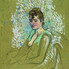 Henri de Toulouse-Lautrec, Femme assise, 1893. Olio su cartone, 57 x 44 cm, Musée Toulouse-Lautrec, Albi