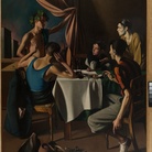 Gregorio Sciltian (1900 -1985), Bacco all’osteria, 1936, olio su tela, cm 242x187 