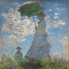 Claude Monet (1840 - 1926), Donna con il parasole - Madame Monet e suo figlio, 1875, Olio su tela, 100 x 81 cm, Washington, D.C, National Gallery of Art