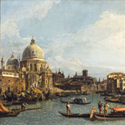 Canaletto, La chiesa della Salute, olio su tela, 53 x 70 cm. Milano, Villa Necchi Campiglio, collezione FAI