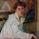 Umberto Boccioni, Ritratto della sorella, 1904, Olio su tela, Venezia, Ca' Pesaro