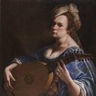 Artemisia Gentileschi, Autoritratto come suonatrice di liuto, 1617-18 ca., Olio su tela, 50.2 x 65.5 cm, Hartford, Wadsworth Atheneum Museum of Art CT, Charles H. Schwartz Endowment Fund | © Allen Phillips/Wadsworth Atheneum