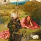 Hieronymus Bosch, San Giovanni Battista, 1495 circa, Olio su tavola Madrid, Museo Lázaro Galdiano | © Museo Lázaro Galdiano, Madrid