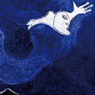 Osvaldo Licini, Amalassunta su fondo blu, 1955, Olio su tela, Galleria d’Arte Contemporanea Osvaldo Licini, Ascoli Piceno | Courtesy of Palazzo dei Priori, Fermo