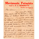 Umberto BoccioniLettera a Gino Severini, agosto 1912  Mart, Archivio del ‘900, fondo Gino Severini, Sev.I.3.2.14MART, Museo di Arte Moderna e Contemporanea di Trento e Rovereto 