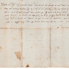 Lettera di frate Girolamo Savonarola a fra' Angelo Maruffi, carta, Archivio Guiccairdini, Firenze