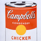 Andy Warhol, Campbell’s Soup Can (Chicken With Rice), 1962. Courtesy The Brant Foundation, Greenwich, CT, USA. © The Andy Warhol Foundation for the Visual Arts Inc. by SIAE 2013