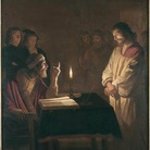 Gerrit van Honthorst, detto Gherardo delle Notti, Cristo Dinnanzi a Caifa, olio su tela. Londra, National Gallery.