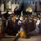 Francesco Hayez, Maria Stuarda nel momento che sale al patibolo, 1827.