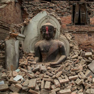Terremoto Nepal, Particolare Hanumandokha, 2015, 