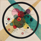 Vasily Kandinsky, Circles in a Circle, 1923, Olio su tela, 95.7 × 98.7 cm, Philadelphia Museum of Art | © Courtesy Philadelphia Museum of Art