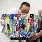 Pan Lusheng, porcellana dipinta a mano, Collezione Museo Zibo (Cina)