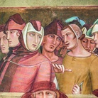 Ambrogio Lorenzetti, Professione pubblica di San Ludovico di Tolosa (Particolare), 1334-1340, Affresco staccato Siena, Basilica di San Francesco