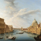 Pietro Bellotti, L’ingresso del Canal Grande con la Basilica della Salute. Ginevra, collezione privata.