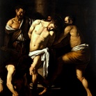 Caravaggio (Michelangelo Merisi), Flagellazione di Cristo, 1607, Olio su tela, 286 x 213 cm, Napoli, Museo e Real Bosco di Capodimonte, Proveniente dalla Chiesa di San Domenico Maggiore a Napoli, Proprietà del Fondo Edifici di Culto del Ministero degli Interni