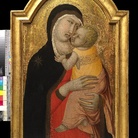 Pietro Lorenzetti, Madonna col Bambino, tempera su tavola. Milano, Collezione privata