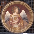 Francescuccio Ghissi (attr.), Angelo di San Matteo, affresco staccato. Perugia, Galleria Nazionale dell’Umbria