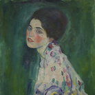 Gustav Klimt, Ritratto di Signora, 1916-1917, Olio su tela, 68 × 55 cm, Piacenza, Galleria d'Arte Moderna Ricci Oddi | Courtesy Galleria d'Arte Moderna Ricci Oddi, Piacenza