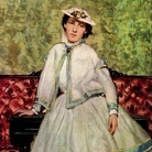 Boldini, Ritratto di Alaide Banti sul divano rosso, 1885. Amica di lunga data, rifiuto? la sua proposta di matrimonio.