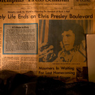 Copia originale del quotidiano Memphis Press Scimitar del 17 agosto 1977, pubblicato il giorno seguente alla morte di Elvis Presley