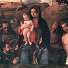 Giovanni Bellini, Madonna con Bambino, Santi e Donatore, 1507, Venezia, Chiesa di san Francesco della Vigna