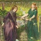 Dante Gabriel Rossetti, Visione di Dante: Rachele e Lia, 1855. Acquerello su carta, cm 35,2 x 31,4. Lascito di Beresford Rimington Heaton, 1940 ©Tate, London 2014