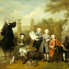 William Hogarth, Ritratto di gruppo con Lord John Hervey, circa 1738-1740, olio su tela, 101,6 x 127 cm