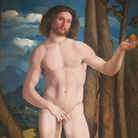 Marco Basaiti, Adamo, 1504, Olio su tela, 152 × 86 cm, Roma, Galleria Borghese | © Galleria Borghese