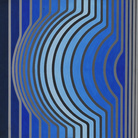 Victor Vasarely, Sir-Ris-BB, 1959.1968, olio e acrilico su tavola cm.59x59
