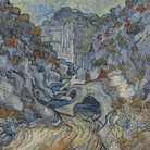 Vincent van Gogh, Il burrone di Peiroulets, Olio su tela, Dicembre 1889, Otterlo Museum