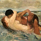 Max Klinger (1857 - 1920), Il bacio della sirena, 1895