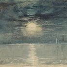 Joseph Mallord William Turner, Shields Lighthouse, 1823-26, Acquerello su carta, 283 x 234 mm, Tate, Accepted by the nation as part of the Turner Bequest 1856 | Courtesy of Chiostro del Bramante 2018