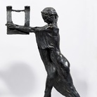 Libero Andreotti, Suonatore di lira (Genio musicale), 1910, bronzo. Siena, Collezione Banca Monte dei Paschi di Siena