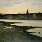 Bartolomeo Bezzi, Sulle rive dell'Adige, 1885.