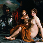 Guercino, Venere, Marte e Amore. Modena, Galleria Museo Estense. Olio su tela.