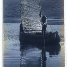 Max T. Vargas, Zatteriere nel lago Titicaca, Puno, 1908, 580x245  mm