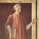 Andrea del Castagno, Dante, Ciclo degli uomini e donne illustri, 1450. Cenacolo dell'ex convento benedettino di S. Apollonia, Firenze.