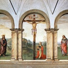 Crocifissione con la Maddalena, la Vergine, san Bernardo di Chiaravalle, san Giovanni Evangelista e san Benedetto