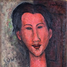 Amedeo Modigliani, Ritratto di Chaim Soutine, 1917, Olio su tela, 35 x 55.5 cm, Collezione privata | | Courtesy of Palazzo Ducale, Genova 2017